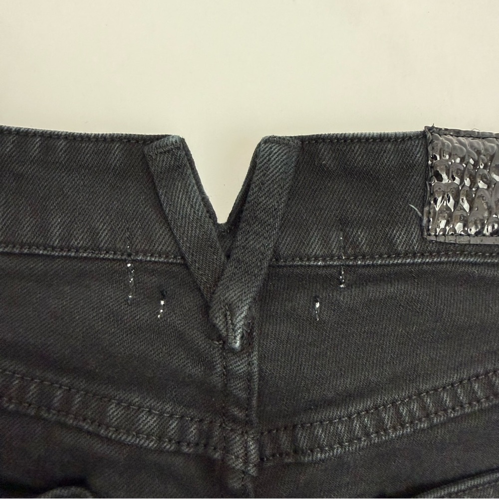SPRWMN Stevie Skinny Straight Leg Denim Jeans Black - Picture 9 of 14